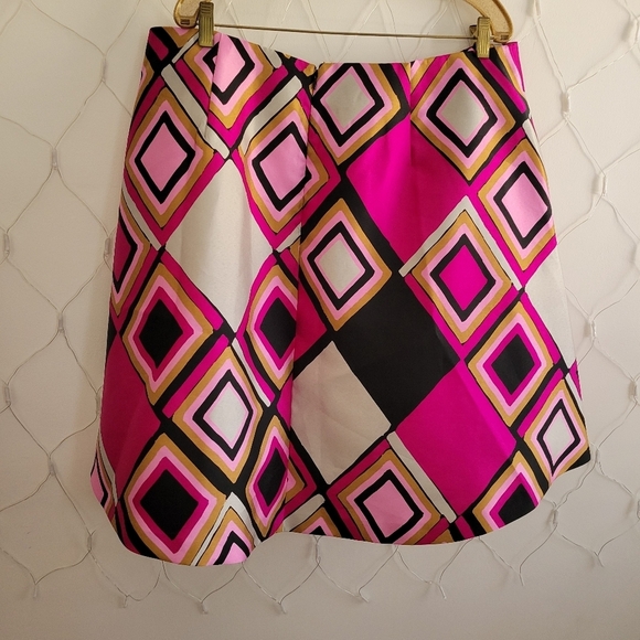 Lane Bryant Geometric Print Mini Skirt / Colorful / Size 20 - Picture 5 of 6